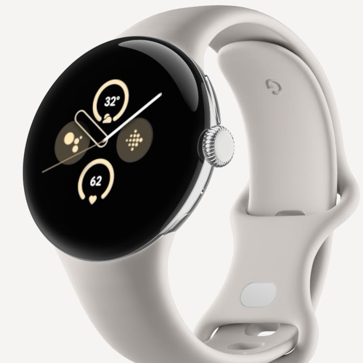 Google Pixel Watch 2  Lte Silver  Porcelain 41mm